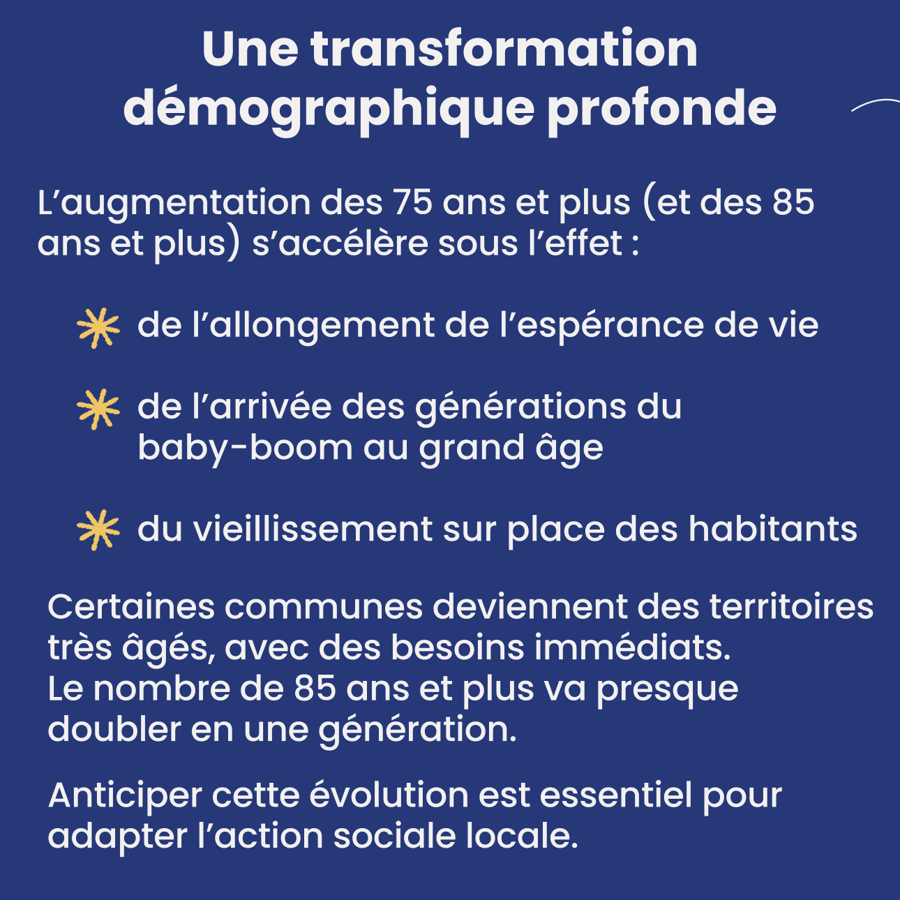 Carrousel LinkedIn sur le vieillissement des territoires - page 2